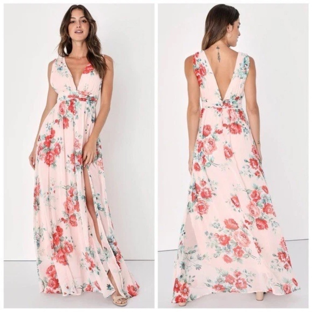 Lulu's Garden Meandering Blush XL - Picture 3 of 4